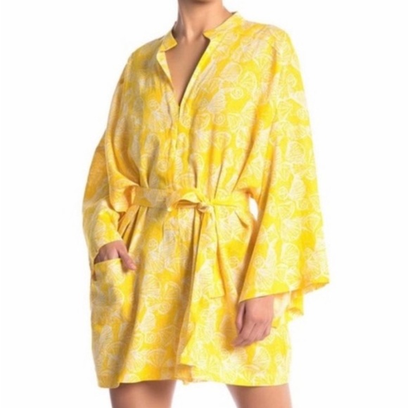 Free People intimate The Only Rober Romper Yellow Seashell Size Small NWT - Picture 2 of 6